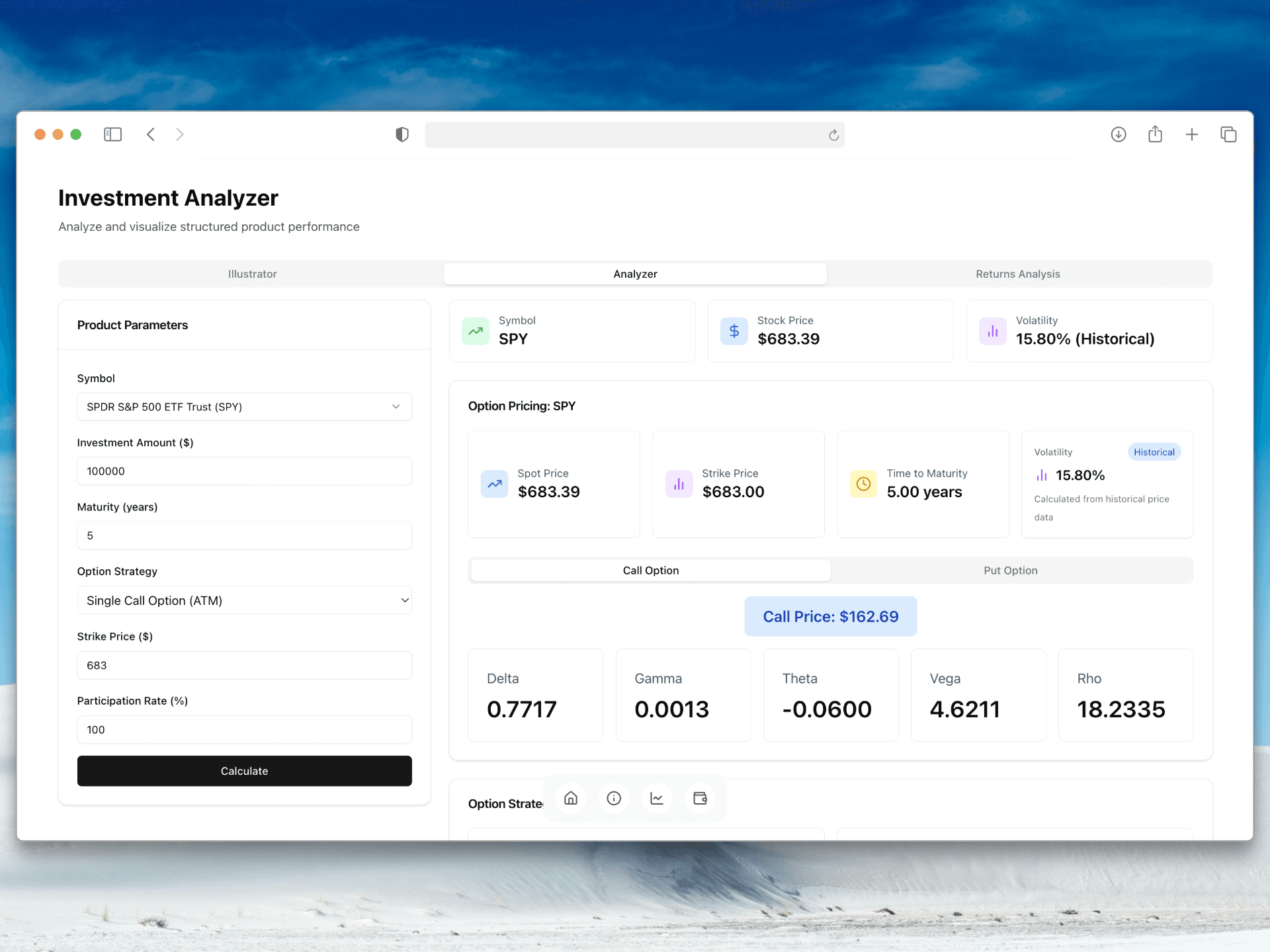 Equitum: Visualizing Principle Protected Notes